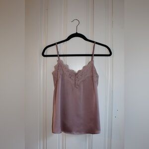 Abercrombie & Fitch Maeve / Pink Lace Trim Cami S